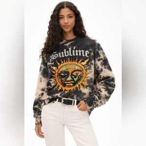 Sublime Unisex Tie Dye Sweatshirt with Sun